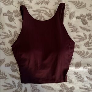 Align High Neck Tank - Goodnight Plum